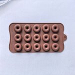 Donut Silicone Mold Manufacturer - Custom 15-Cavity Multi-Use Chocolate Mold