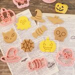 Halloween Cookie Cutter Factory - OEM 8pcs Small Cartoon Fondant Biscuit Mold