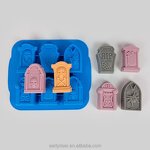 Halloween Mold Manufacturer - Custom Tombstone Silicone Mold Food Grade