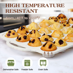 Muffin Pan Factory - OEM 12 Cup Silicone Cupcake Pan with Metal Frame