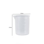 Resin Measuring Cup Factory - OEM Crystal Non-stick Silicone 100ml Mixing Cup