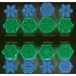 Snowflake Cookie Cutter Factory - OEM 3D Fondant Christmas Sugar Biscuit Press