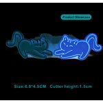 Cat Cookie Cutter Manufacturer - Custom PLA Cartoon 3D Animal Baking Treat Mold