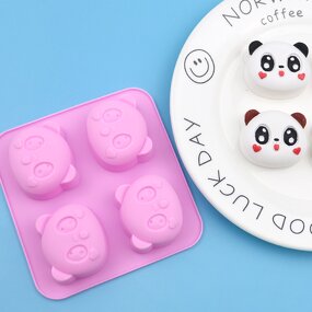 Panda Fondant Mold Factory - OEM Cake Decorating Cupcake Topper Candy Mold