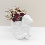 Sheep Planter Mold Manufacturer - Custom Concrete Floral Arrangement Vase Mold