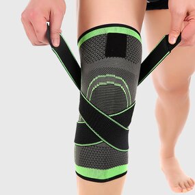 Compression Knee Pads Factory - Outdoor Breathable Knitted Support