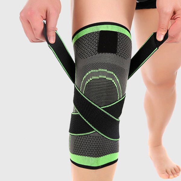 Compression Knee Pads Factory - Outdoor Breathable Knitted Support