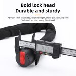 Bike Lock Supplier - Security Cable Chain Anti-Theft Key