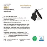 Bike Brake Pad Manufacturer - Wear-resisting Semi Metallic Disc