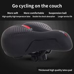 Bike Saddle Manufacturer - Waterproof High Elastic Hollow Seat