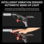 Bike Tail Light Manufacturer - USB Brake Sensing LED Warning