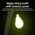 Bicycle Reflective Patches Supplier - Cartoon Fruit Safety Warning