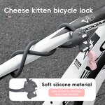 Bike Lock Manufacturer - Cute Silicone Steel Cable Anti-Theft