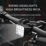 Bike Light Set Manufacturer - Waterproof 4 LED Head Tail Light