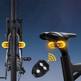 Bicycle Turn Signal Light Factory - Remote Control Rechargeable