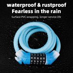 Bike Lock Factory - 1.2m Cable 5-digit Password Anti Theft