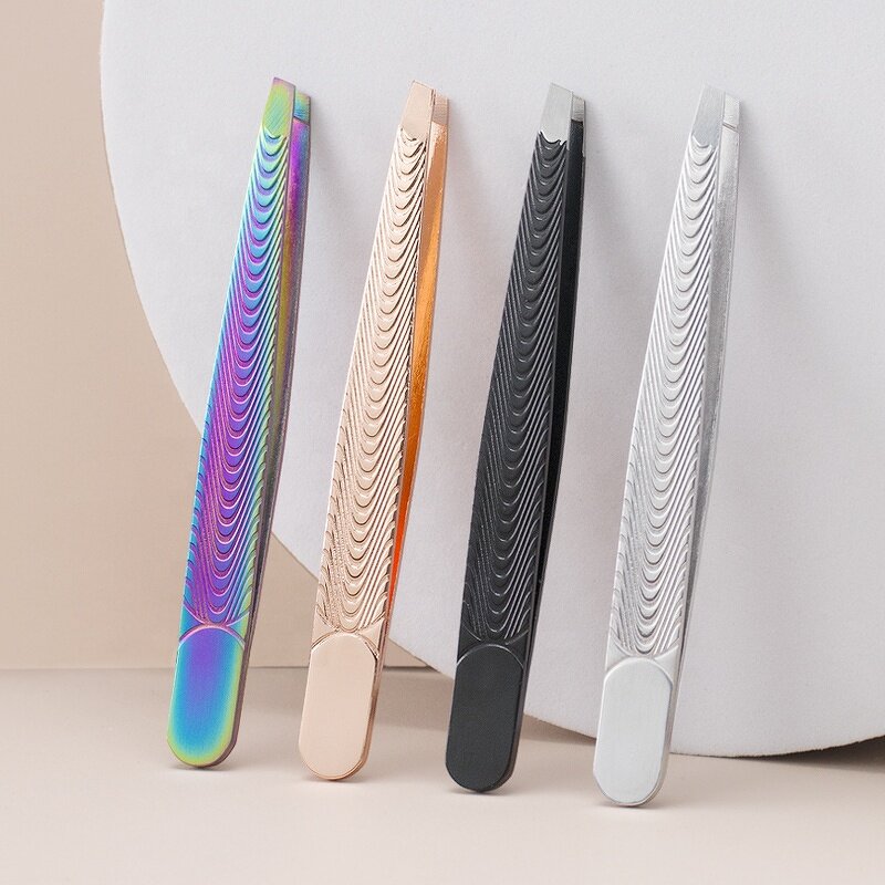 Eyebrow Tweezers Factory - Multi-Function Slanted Tip Beauty