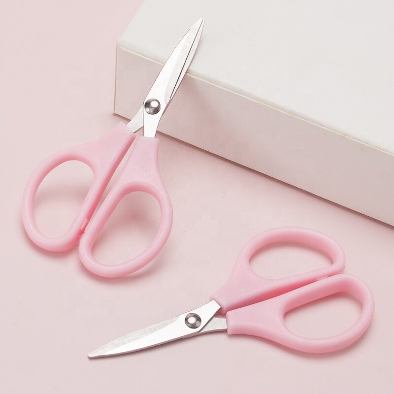 Sewing Scissors Supplier - Pink Stainless Steel Straight Blade
