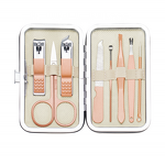 Manicure Pedicure Set Supplier - 8pcs Rose Gold Portable Kit