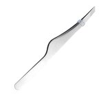 Eyebrow Tweezers Manufacturer - Custom Logo Black Slanted Tip