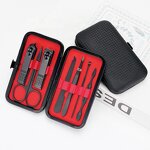 Nail Clipper Set Supplier - 7pcs Black Portable Travel Bag