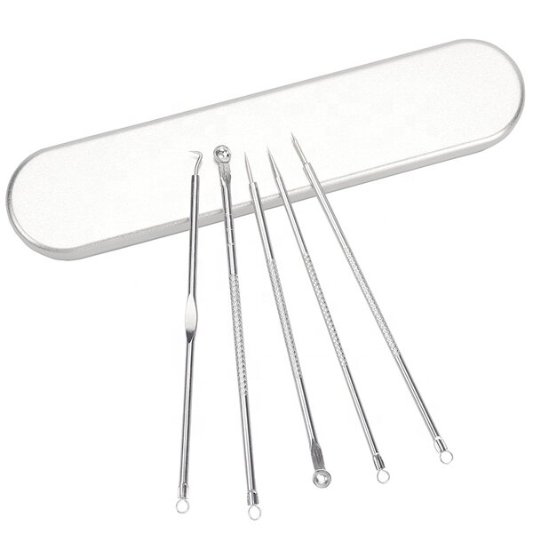 Acne Remover Tool Factory - 5pcs Carbon Steel Pimple Popper