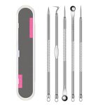 Acne Remover Tool Factory - 5pcs Carbon Steel Pimple Popper