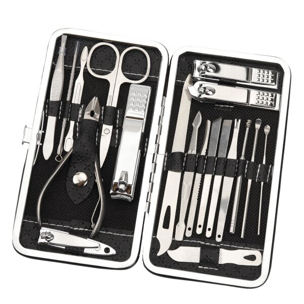 Manicure Set Manufacturer - 19 in 1 Stainless Steel Kit Wholesale