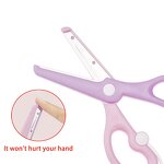 School Scissors Factory - Straight Plastic Safety Cutting