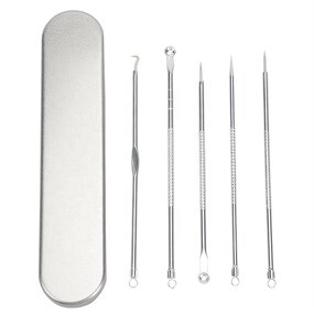 Blackhead Remover Kit Factory - 5pcs Professional Tool Set