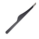 Eyebrow Tweezers Manufacturer - Custom Logo Black Slanted Tip