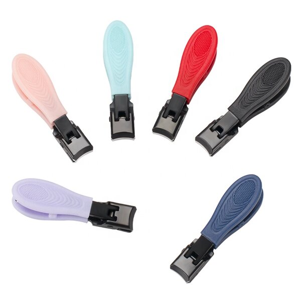 Nail Clippers Supplier - Black Custom Logo Anti-Splash Design