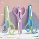School Scissors Factory - Straight Plastic Safety Cutting