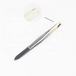 Eyebrow Tweezers Manufacturer - 430 Stainless Steel Gold Tail