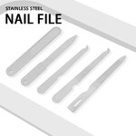 Metal Nail File Supplier - Double-Sided Buffer Pedicure