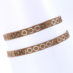 Top Hat Band Manufacturer - OEM Leather Diamond Studded Belt Accessory