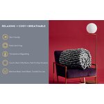 Weighted Blanket Factory - OEM Handmade Chunky Knit Velvet Sleep Throw