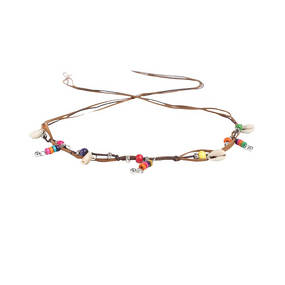 Ethnic Belt Accessory Factory - OEM Vintage Wooden Bead Hat Band Wholesale