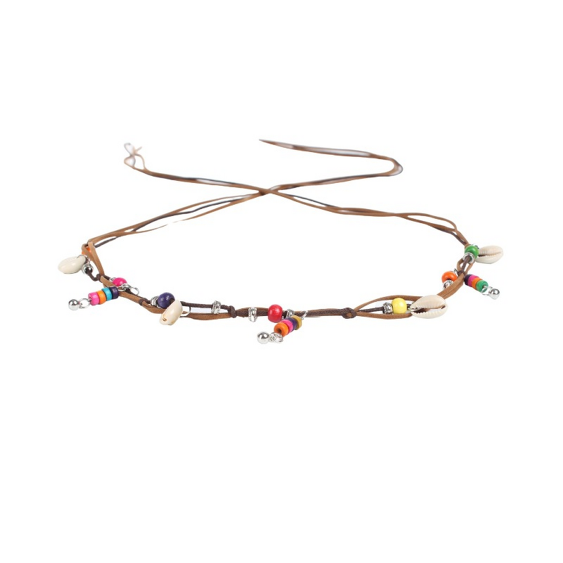 Ethnic Belt Accessory Factory - OEM Vintage Wooden Bead Hat Band Wholesale