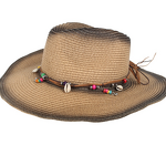 Ethnic Belt Accessory Factory - OEM Vintage Wooden Bead Hat Band Wholesale