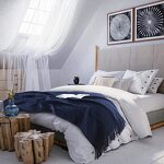 Navy Blue Throw Manufacturer - OEM Low Cost Cozy Boho Bed Blanket Bulk