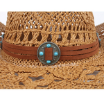 Leather Hat Accessory Factory - OEM Women's Turquoise Tassel Belt DIY