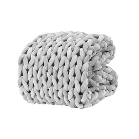 Weighted Blanket Factory - OEM Handmade Chunky Knit Velvet Sleep Throw