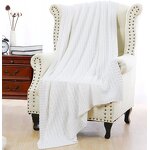 Cable Knit Blanket Factory - OEM Soft Light Weight All Seasons Wholesale