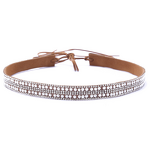 Top Hat Band Manufacturer - OEM Leather Diamond Studded Belt Accessory