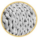 Weighted Blanket Factory - OEM Handmade Chunky Knit Velvet Sleep Throw