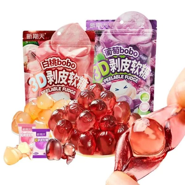软糖工厂-代工3D剥皮水果软糖