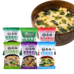 即食蔬菜汤工厂-批发紫菜蛋花汤