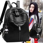 Backpack Manufacturer - Large Capacity Polyester Black Designer