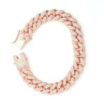 Moissanite Chain Manufacturer - 925 Silver Iced Out Cuban Necklace